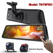 AUTO-VOX OEM 9.35" Rear View Mirror Full Touch Screen Backup Camera OR Dash Cam