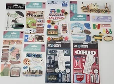 *YOU CHOOSE* Jolee's/Others -DESTINATIONS/STATE/CITY/TRAVEL Dimensional Stickers