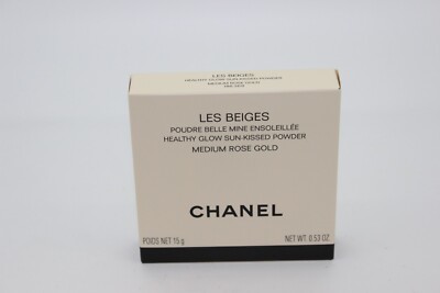CHANEL LES BEIGES Healthy Glow Sun-Kissed Powder Medium Rose Gold 15g