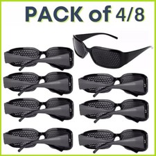 4/8 Pair Small hole Glasses Eyes Correction Exercise Eyesight Care Improvement