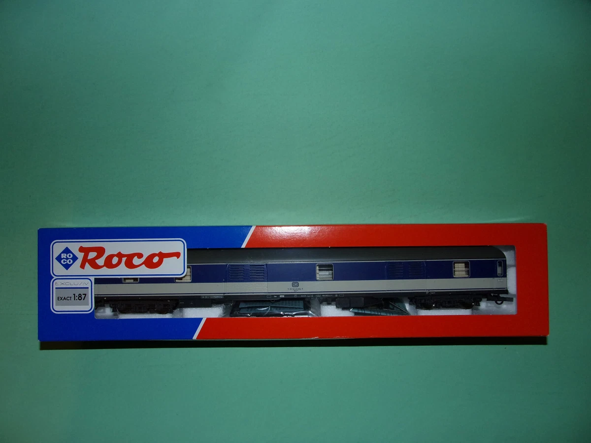 Roco 4528 – Voiture Voyageurs 2 étages DB 1ère/2ème Classe (vert/blanc, Neuf)