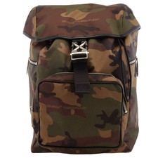 Off-white Camouflage Print Backpack Omnb054f22fab0028400