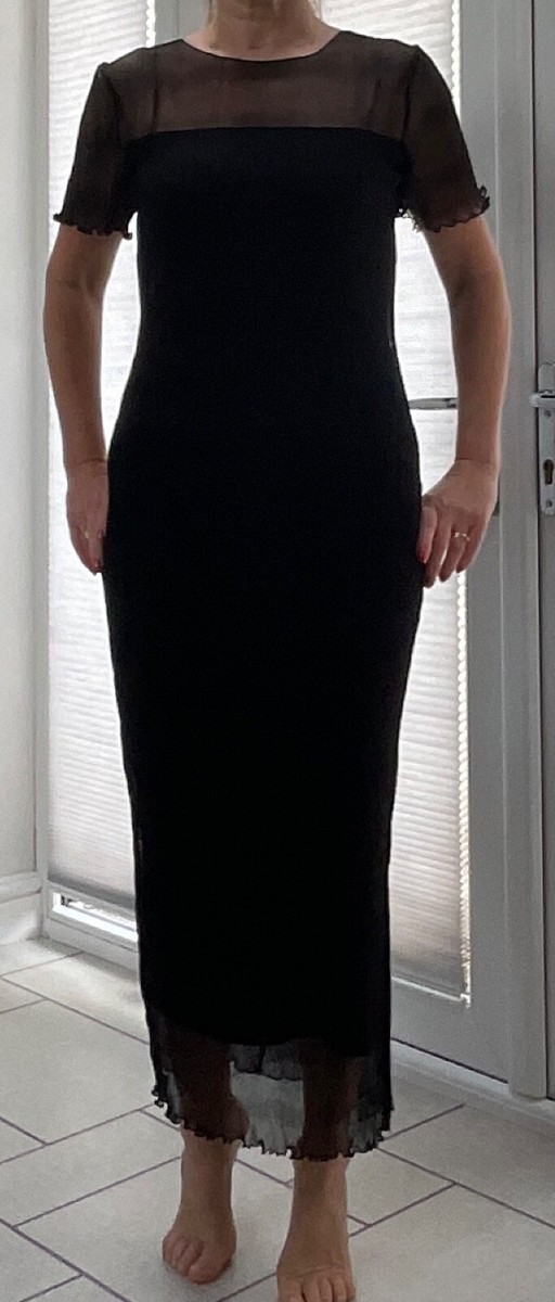 french connection saskia ruched dress Black French Connection Saskia Ruched Midi dress
