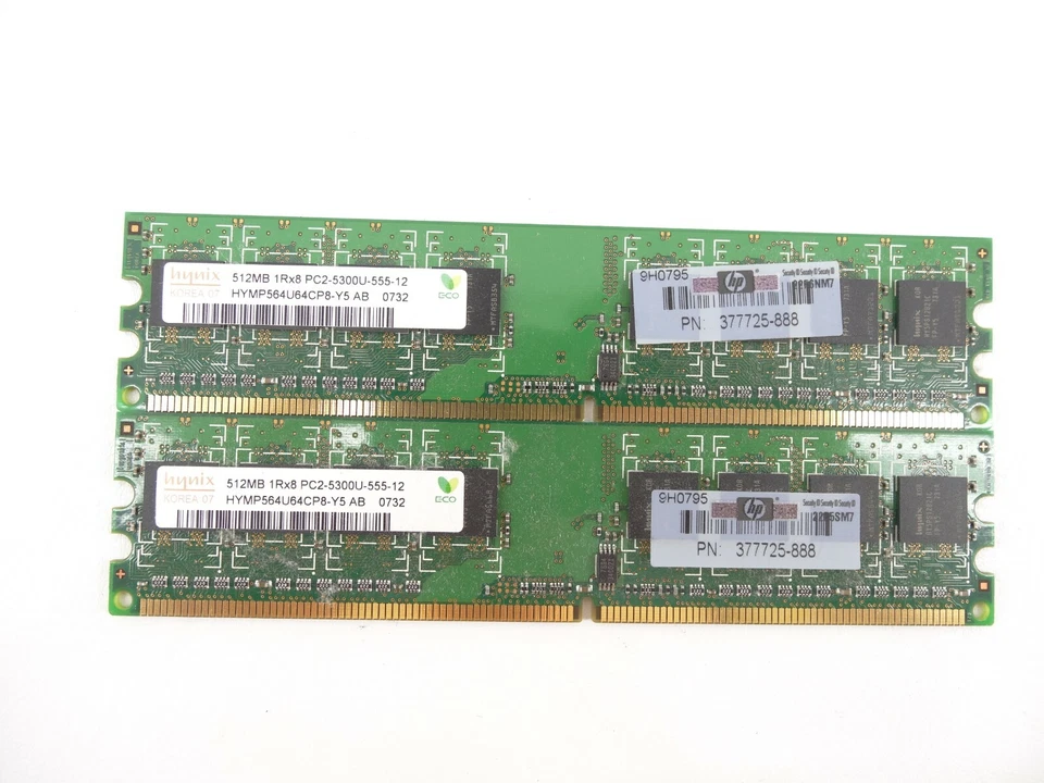 3GB RAM (6x 512MB) PC2-5300U-555-12 1Rx8 - Image 2 of 4
