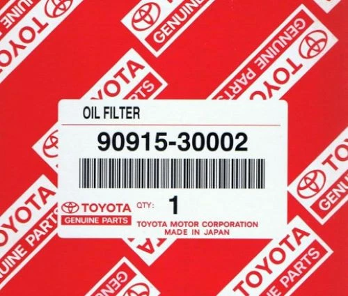 TOYOTA GENUINE Oil Filter For Diesel Motors 90915 - 30002 set of 3 new - Image 3 of 3