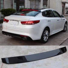 For Kia Optima Sedan 2016-2020 Gloss Black Roof Spoiler Wing W Led Brake Lights For Kia Optima Sedan 2016-2020 Gloss Black Roof Spoiler Wing W Led Brake Lights