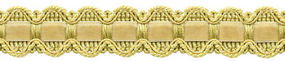 0125VLTG-PY-50-BTY, craft-braid-trim, Light Yellow Gold [Sold By The Yard]