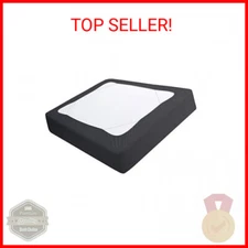 Box Spring Cover Queen Size, Elastic Fabric Wrap Around 4 Sides Bed Skirt, Sleek