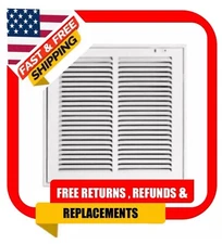 Proselect cold air intake Grille Finish White Steel 24 in x 16 in x 1 in White