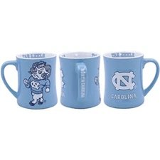 North Carolina Tar Heels Ceramic 16oz Relief (3D) Mug