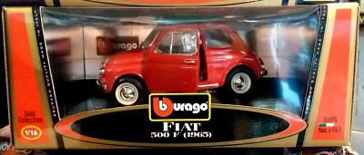 FIAT 500F  OPEN  ROOF  1965 BURAGO 3304  1/18