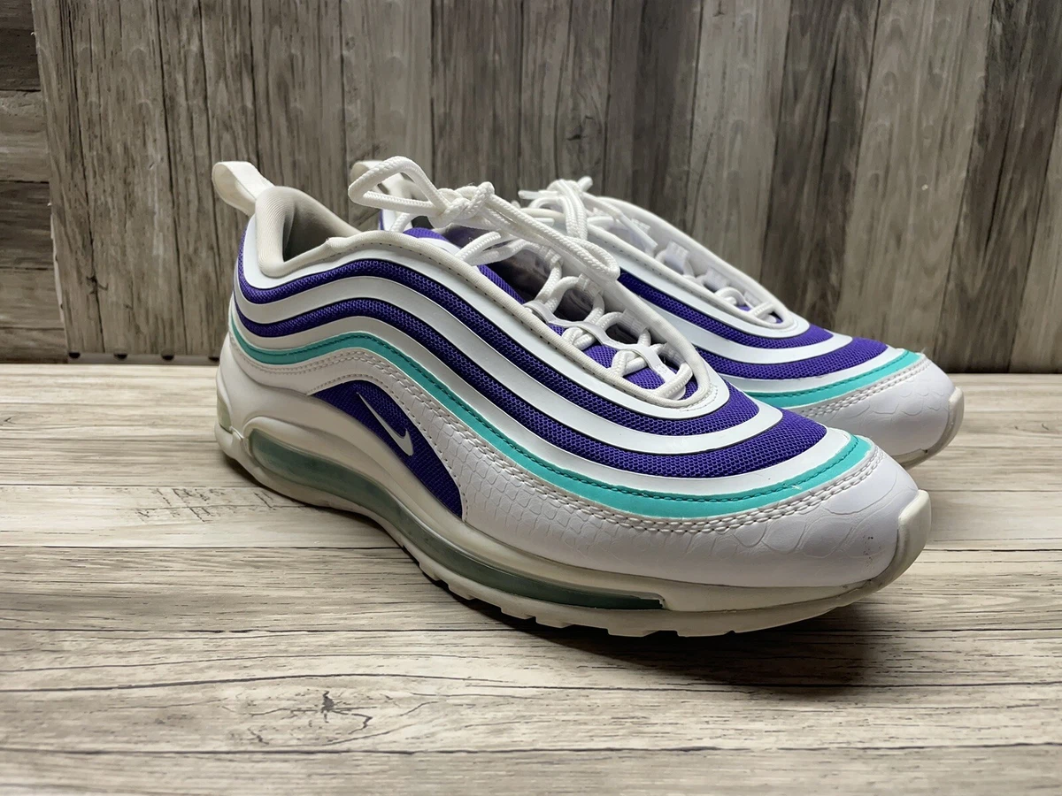 schuifelen Blauw Voorganger Nike Air Max 97 UL '17 SE Purple White Teal Womens Athletic Shoe Size 8 A5  | eBay