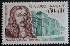 Timbre - FRANCE - François MANSART - 1966 - Neuf ** - YT1471