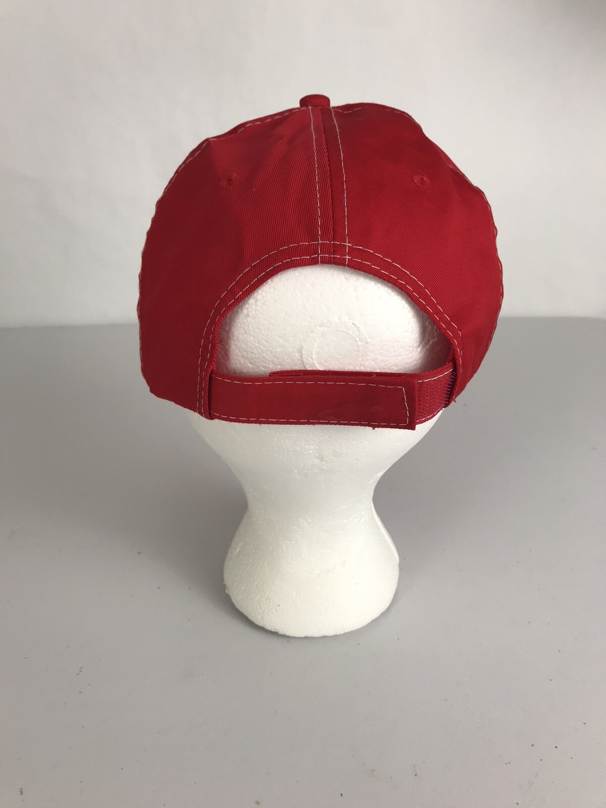 BUDWEISER Adjustable Hook & Loop Red Baseball Hat… - image 4