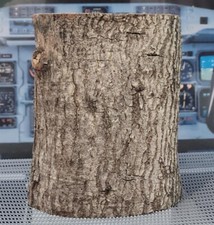 PRE-OWNED-UNFINISHED SOLID OAK LOG COLUMN VIA ANCIENT TREE-5.5" TALL 4.5"DIA