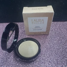 Laura Geller Baked Highlighter Natural Glow FRENCH VANILLA 0019002B 0.06oz NEW