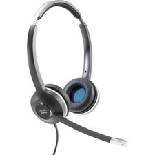 Cisco CP-HS-W-532-RJ Stereo Wired Headset with Quick Disconnect RJ Connector