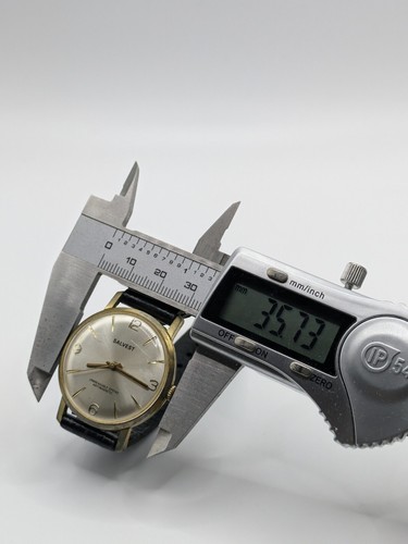 Vintage Salvest Wristwatch Unbreakable Springs For Parts / Repairs 35.73mm - 第 14/14 張圖片