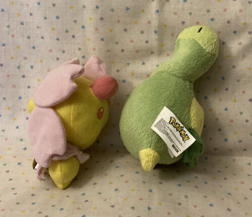 Pokemon 2007 Jakks Pacific Cherrim & Budew Grass Stuffed Animal Plush Toy 6” - Picture 3 of 8