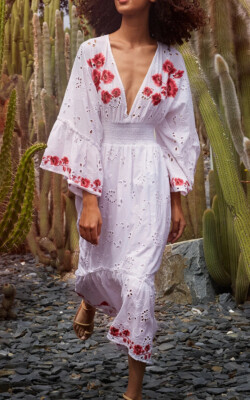 MISA Shadi Dress White M