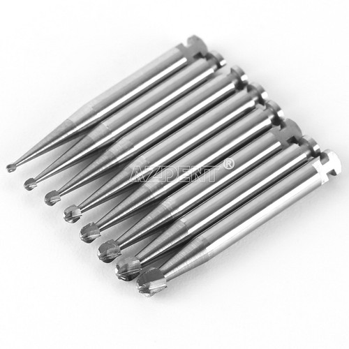 5 Kit AZDENT Dental Lab Tungsten Steel Round Burs RA 4 for Low Speed Handpiece - Picture 8 of 12