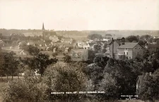 Birds-eye view of Cold Spring MN Minnesota RPPC Photo Postcard COPY