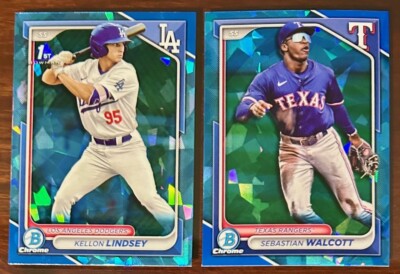 2024 Bowman DRAFT Sapphire Baseball (#BDC1-BDC200): U Pick, 50 Cent Shipping