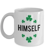 Irish Himself Mug - Irish Mug Set - Funny Tea Hot Cocoa Coffee Cup - Novelty...