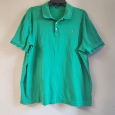 Polo Ralph Lauren Green Shirt Size XL Classic Fit Cotton Timeless Style Casual