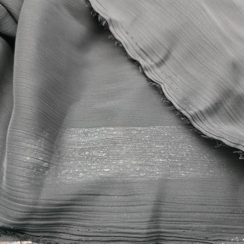 Tecido transparente preto 1 jarda 60 polegadas de largura - Imagem 3 de 4