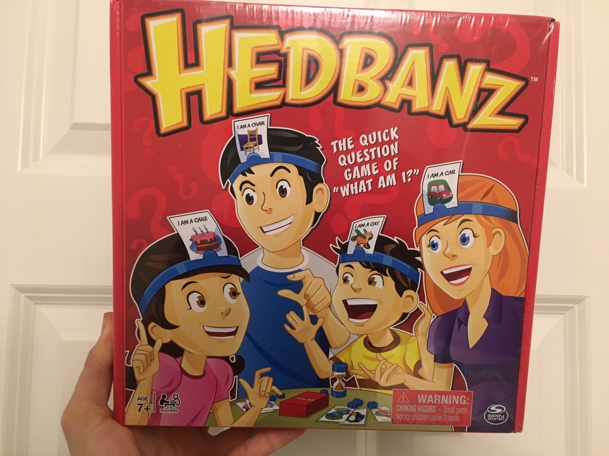 Hedbanz Party Board Game Headbands Spin Master Kids Fun Boy Girl Toy Family  USA