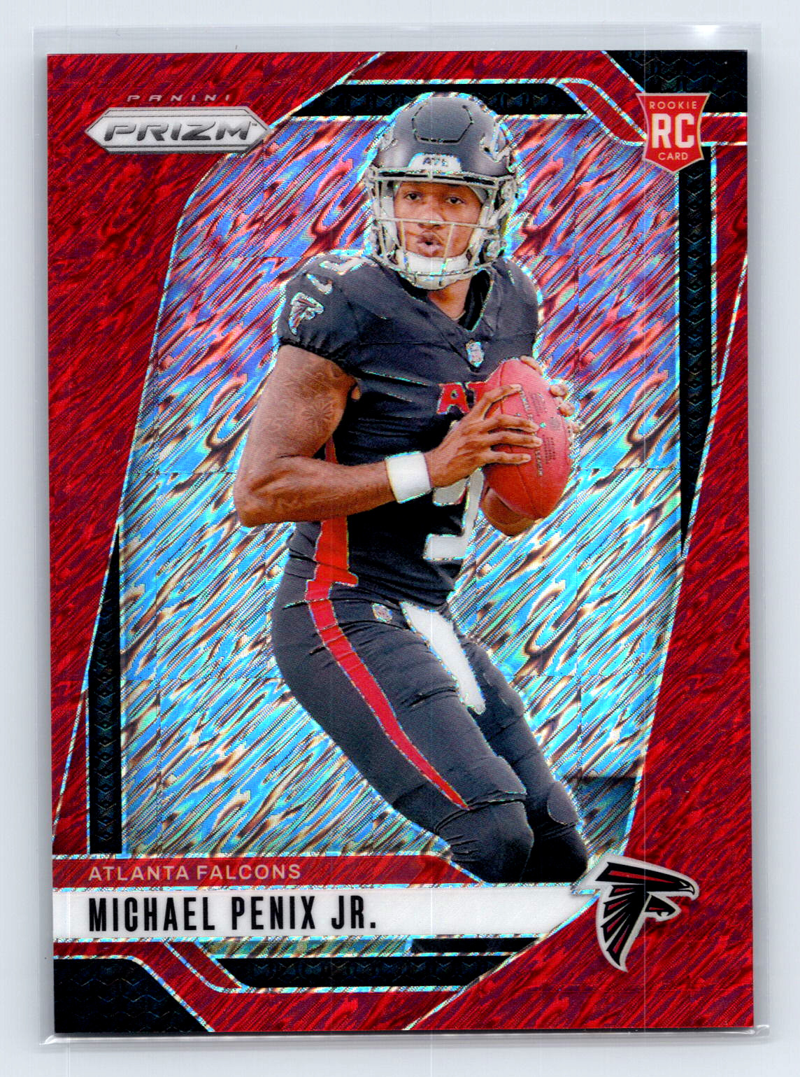 Michael Penix Jr. 2024 Prizm #378 Red Shimmer /35 Price Guide - Sports ...