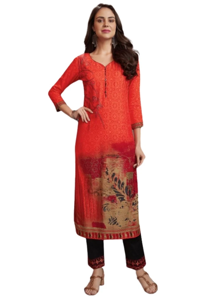 Ensemble tunique top pantalon indienne femme