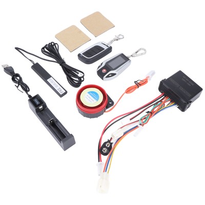 ･Motorcycle Alarm System 48 145V 2 Way Alarm PKE Entry Automatic Lock Unlock For