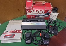 Atari 2600 console With Original Box, 2 Paddles, 1 Joystick, Cables Tested Works