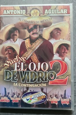 Vuelve El Ojo De Vidrio La Continuacion 2 con Antonio Aguilar NEW DVD SPANISH