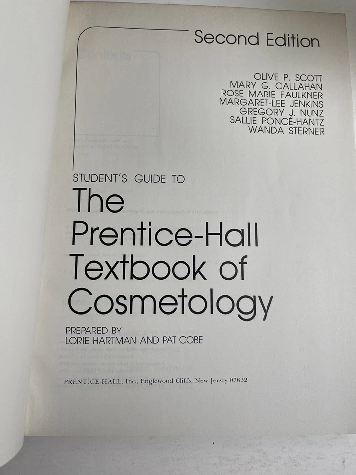 Student’s Guide To The Prentice-Hall Textbook Of Textbook Of Cosmotology 1984 - Image 2 of 4