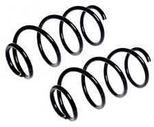 2x Audi A1 1.4 TFSI 1.6 TDI Front Coil Springs 2010 -2018 Sports Suspension