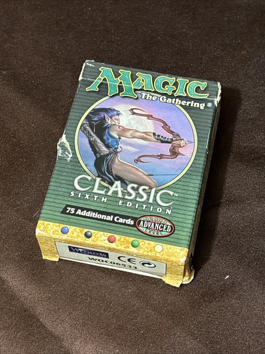 Magic the Gathering Classic 6th Edition Booster Box *75 Additional Cards No Seal Magic the Gathering Classic 6th Edition Booster Box *75 Additional Cards No Seal