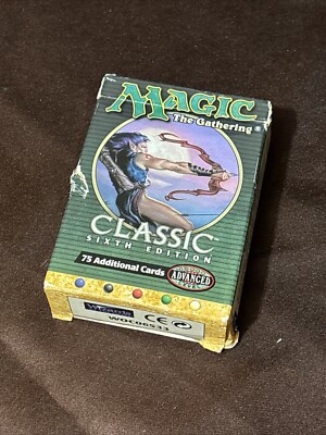 Magic the Gathering Classic 6th Edition Booster Box *75 Additional Cards No  Seal | eBay
