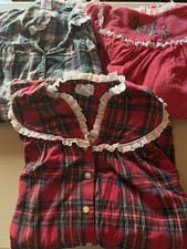 3 Lanz of Salzburg Flannel Nightgowns - 2 Smalls 1 Medium - Great Condition