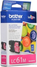 New Genuine Brother LC61 M Ink Cartridge DCP-375CW MFC-255CW MFC-5490CN