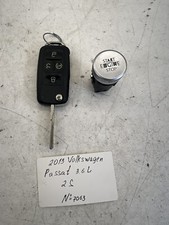 2012-2015 Volkswagen Passat 3.6l Keyless Key Wstart Button Oem.