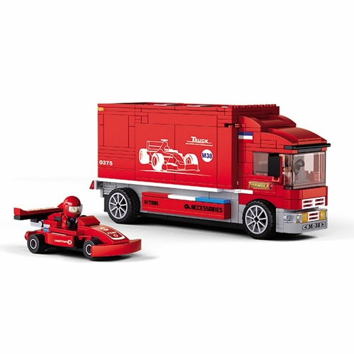 Sluban Racing Construction Set - Formula 1 Station - M38-B0375 - 557 Pcs - New / - Picture 2 of 6