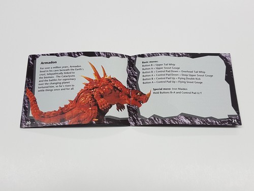 Primal Rage Authentic Nintendo Game Boy Original Manual Only - Picture 16 of 24