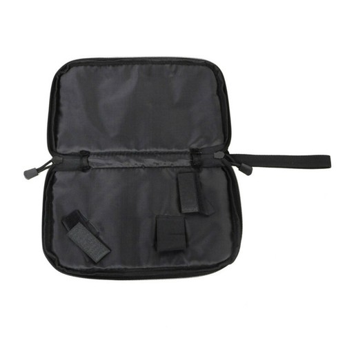 1× Black Tactical Pistol Pouch Gun Carry Bag Magazine Holster Handgun Protector - 第 2/7 張圖片