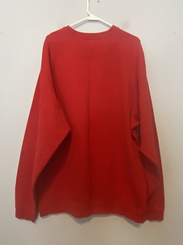 Cutter & Buck Men's XXL Red Long Sleeve Crewneck Sweatshirt 100% Pima Cotton - Picture 2 of 7
