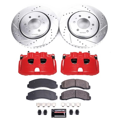 Power Stop KC3167 Disc Brake Pad/Caliper and Rotor Kit