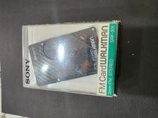 Sony Walkman SRF-201 FM Card Stereo Pocket Radio Black Headphone Jack Charger