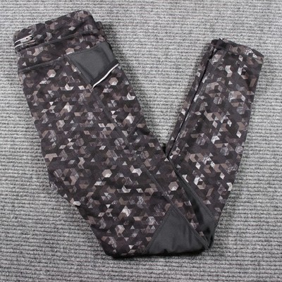 Athleta Leggings Womens S Black Geometric Be Free Running Tight